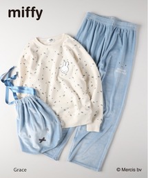 Right-on（ライトオン）の「miffy ルームウェアセット (かわいい / リラックス / ストレッチ / おしゃれ)（ルームウェア/パジャマ）」