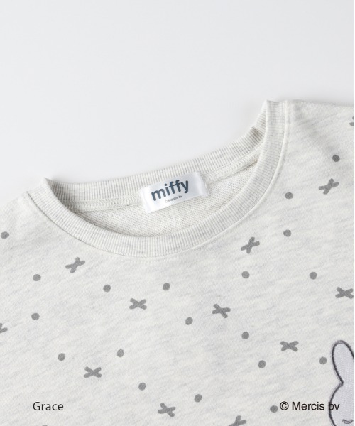 Right-on(ライトオン)の「miffy ルームウェアセット (かわいい / リラックス / ストレッチ / おしゃれ)(ルームウェア/パジャマ・レディース・ピンク/ネイビー×ホワイト・M/L)」の12枚目の写真