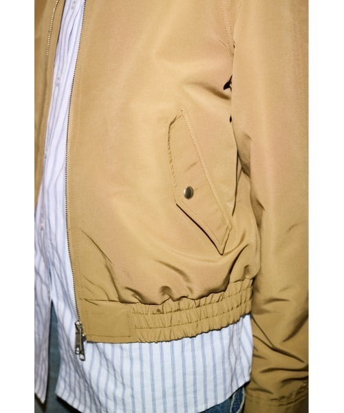 SLY（スライ）の「ESQWE HARRINGTON JKTHROW エスクェハリントンジャケット 春服（ブルゾン・レディース・ベージュ・FREE）」の6枚目の写真