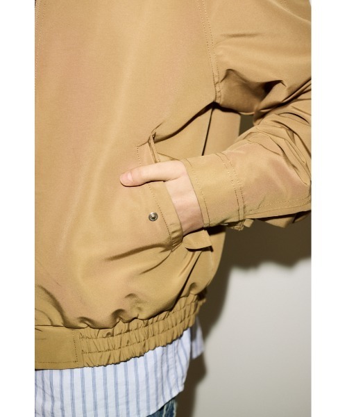 SLY（スライ）の「ESQWE HARRINGTON JKTHROW エスクェハリントンジャケット 春服（ブルゾン・レディース・ベージュ・FREE）」の7枚目の写真