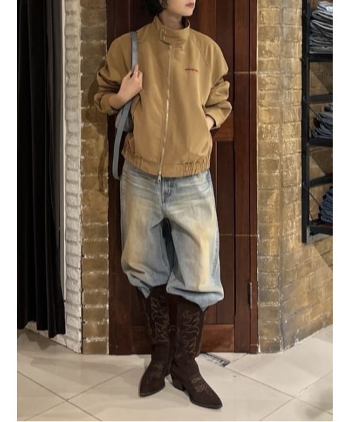 SLY（スライ）の「ESQWE HARRINGTON JKTHROW エスクェハリントンジャケット 春服（ブルゾン・レディース・ベージュ・FREE）」の15枚目の写真