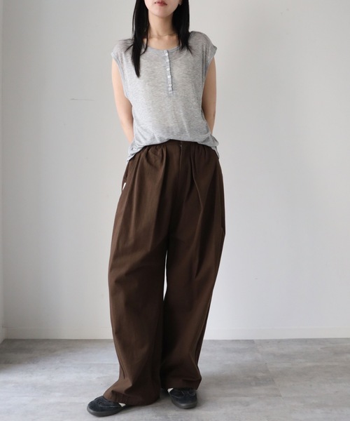 model：164cm. 着用サイズ：FREE