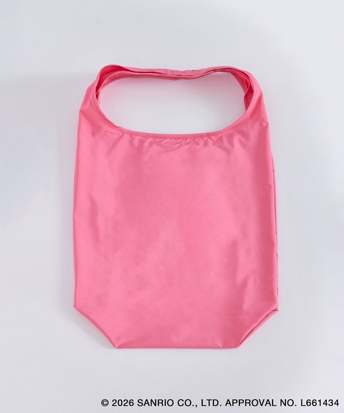 ハローキティコラボ（ハローキティコラボ）の「【ROPE' PICNIC×ハローキティ】折りたたみエコバッグ（エコバッグ/サブバッグ・レディース・ホワイト/ピンク系その他・FREE）」の15枚目の写真