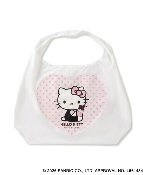 ハローキティコラボ（ハローキティコラボ）の「【ROPE' PICNIC×ハローキティ】折りたたみエコバッグ（エコバッグ/サブバッグ・レディース・ホワイト/ピンク系その他・FREE）」の20枚目の写真