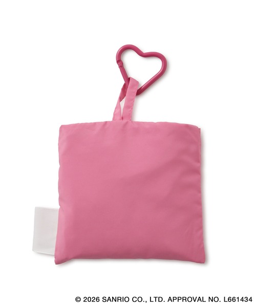 ハローキティコラボ（ハローキティコラボ）の「【ROPE' PICNIC×ハローキティ】折りたたみエコバッグ（エコバッグ/サブバッグ・レディース・ホワイト/ピンク系その他・FREE）」の3枚目の写真
