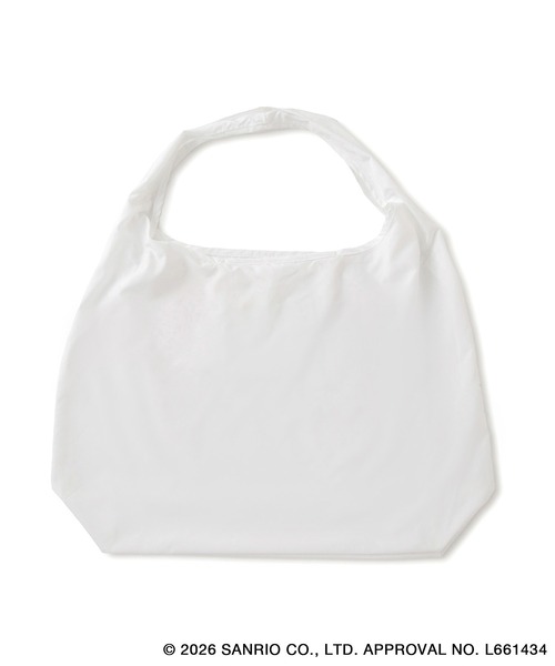 ハローキティコラボ（ハローキティコラボ）の「【ROPE' PICNIC×ハローキティ】折りたたみエコバッグ（エコバッグ/サブバッグ・レディース・ホワイト/ピンク系その他・FREE）」の4枚目の写真