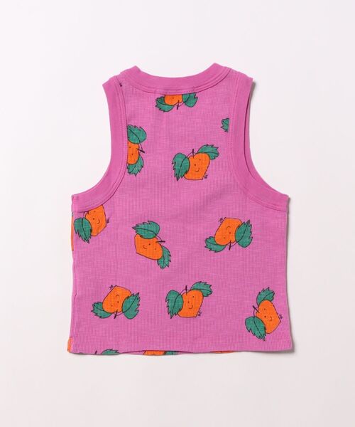 BOBO CHOSES（ボボショーズ）の「総柄Tangerineタンクトップ【キッズ】（タンクトップ・キッズ・ローズ・130/120/110/100）」の2枚目の写真