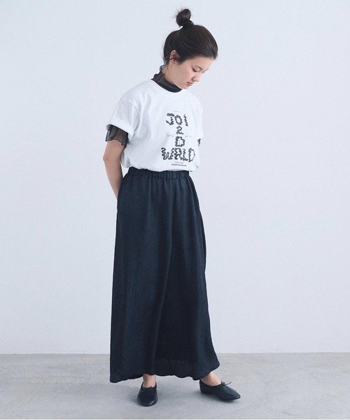 I am I in fact...(アイアムアイインファクト)の「JOI2D TEE(Tシャツ/カットソー・レディース・ホワイト・FREE)」の14枚目の写真