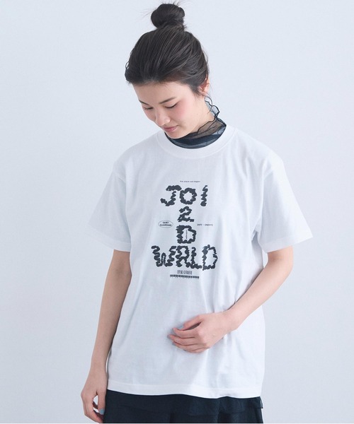 I am I in fact...(アイアムアイインファクト)の「JOI2D TEE(Tシャツ/カットソー・レディース・ホワイト・FREE)」の4枚目の写真