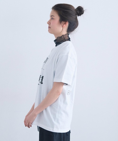 I am I in fact...(アイアムアイインファクト)の「JOI2D TEE(Tシャツ/カットソー・レディース・ホワイト・FREE)」の6枚目の写真