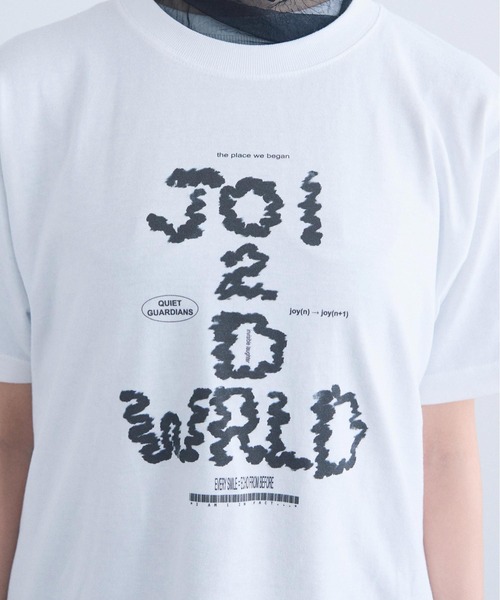 I am I in fact...(アイアムアイインファクト)の「JOI2D TEE(Tシャツ/カットソー・レディース・ホワイト・FREE)」の2枚目の写真
