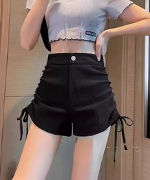 サイドリボン　ショートパンツ