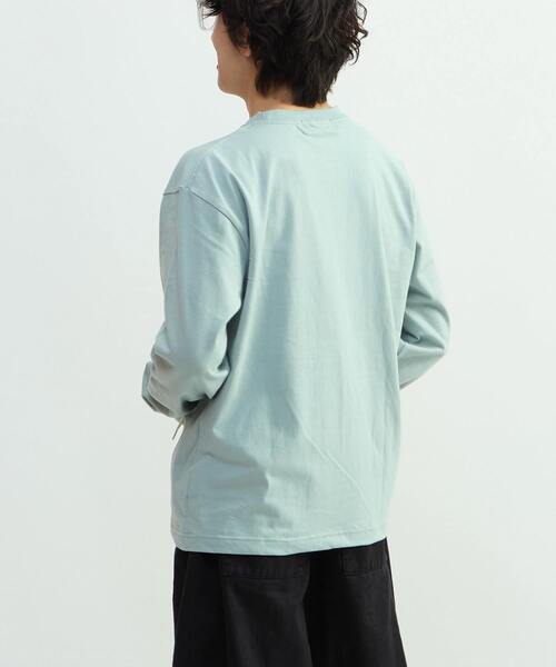 CONVERSE TOKYO（コンバーストウキョウ）の「SPINDLE LOGO LONGSLEEVE TEE（Tシャツ/カットソー・レディース・ホワイト/ピンク/グリーン/スミクロ・MEDIUM/SMALL）」の14枚目の写真