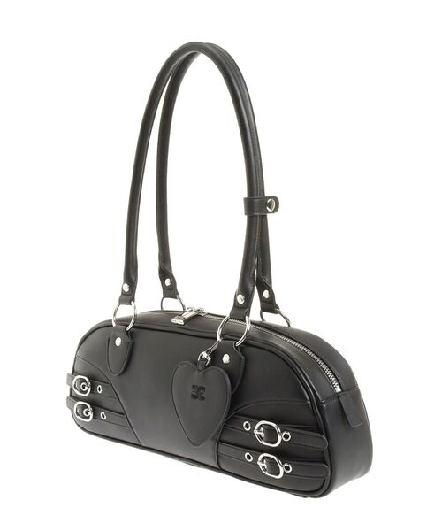 EMODA（エモダ）の「ワイドボストンベルトショルダーバッグ（ハンドバッグ・レディース・ブラック/ブラウン/ホワイト・FREE）」の9枚目の写真