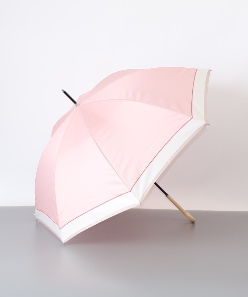 agnes b.（アニエスベー）の「【agnes b.（アニエスベー）】バイカラー柄雨傘(長傘）（長傘・レディース・ダークグリーン/クリーム/ワイン/ブラック/ネイビー/ライトグリーン/ピンク/ライトグレー・FREE）」の7枚目の写真