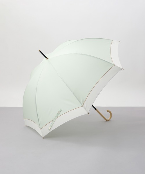 agnes b.（アニエスベー）の「【agnes b.（アニエスベー）】バイカラー柄雨傘(長傘）（長傘・レディース・ダークグリーン/クリーム/ワイン/ブラック/ネイビー/ライトグリーン/ピンク/ライトグレー・FREE）」の6枚目の写真