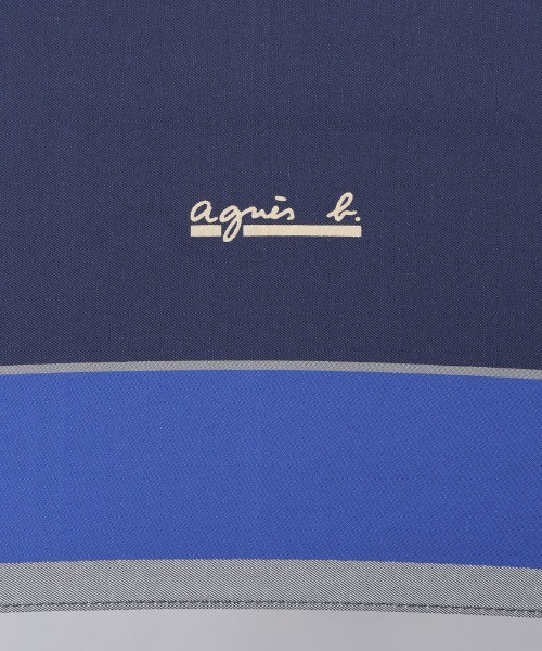 agnes b.（アニエスベー）の「【agnes b.（アニエスベー）】バイカラー柄雨傘(長傘）（長傘・レディース・ダークグリーン/クリーム/ワイン/ブラック/ネイビー/ライトグリーン/ピンク/ライトグレー・FREE）」の12枚目の写真