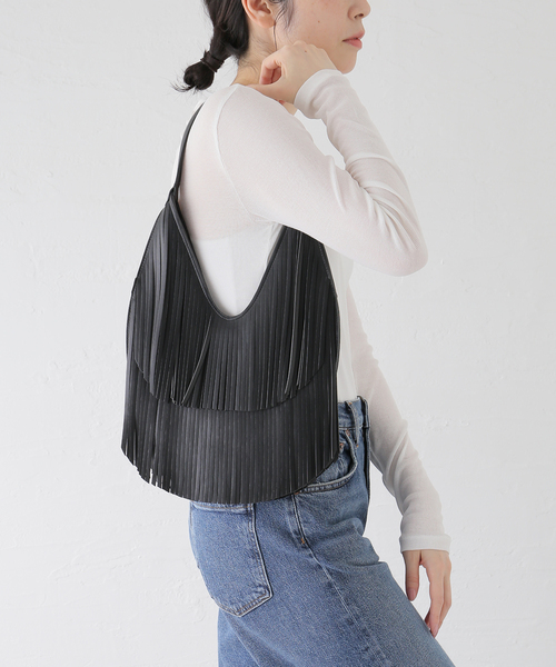 HELOYSE（エロイーズ）の「HELOYSE/エロイーズ texas ショルダーバッグ H-327（ショルダーバッグ・レディース・ブラック・FREE）」の10枚目の写真