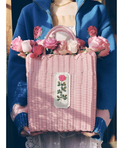 RURU MARY'S / 手刺繍のかごバッグ（かごバッグ）｜BEAMS COUTURE
