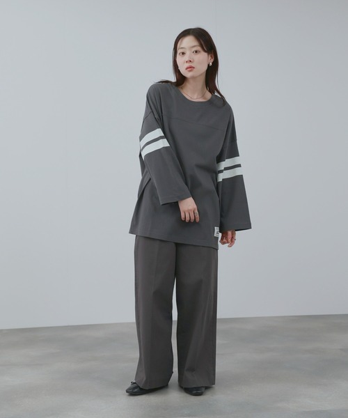 Mac-House（マックハウス）の「GENUINE DICKIES  フットボール7分袖Tシャツ（Tシャツ/カットソー・メンズ・スミクロ/ネイビー/ホワイト・M/L/XL）」の21枚目の写真