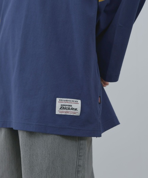 Mac-House（マックハウス）の「GENUINE DICKIES  フットボール7分袖Tシャツ（Tシャツ/カットソー・メンズ・スミクロ/ネイビー/ホワイト・M/L/XL）」の11枚目の写真