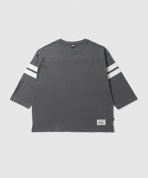 Mac-House（マックハウス）の「GENUINE DICKIES  フットボール7分袖Tシャツ（Tシャツ/カットソー・メンズ・スミクロ/ネイビー/ホワイト・M/L/XL）」の14枚目の写真