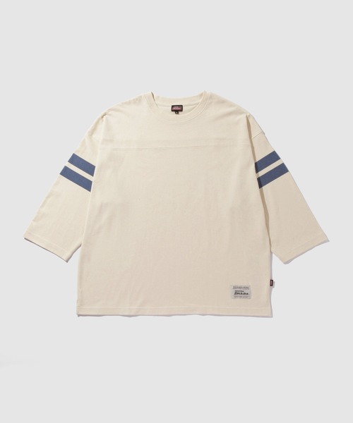Mac-House（マックハウス）の「GENUINE DICKIES  フットボール7分袖Tシャツ（Tシャツ/カットソー・メンズ・スミクロ/ネイビー/ホワイト・M/L/XL）」の15枚目の写真