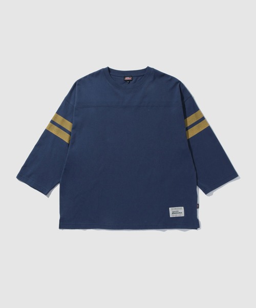 Mac-House（マックハウス）の「GENUINE DICKIES  フットボール7分袖Tシャツ（Tシャツ/カットソー・メンズ・スミクロ/ネイビー/ホワイト・M/L/XL）」の16枚目の写真