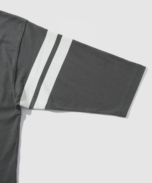 Mac-House（マックハウス）の「GENUINE DICKIES  フットボール7分袖Tシャツ（Tシャツ/カットソー・メンズ・スミクロ/ネイビー/ホワイト・M/L/XL）」の19枚目の写真