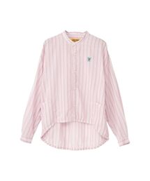 HYSTERIC GLAMOUR | HYS MOUSE刺繍 ストライプシャツブルゾン(ブルゾン)