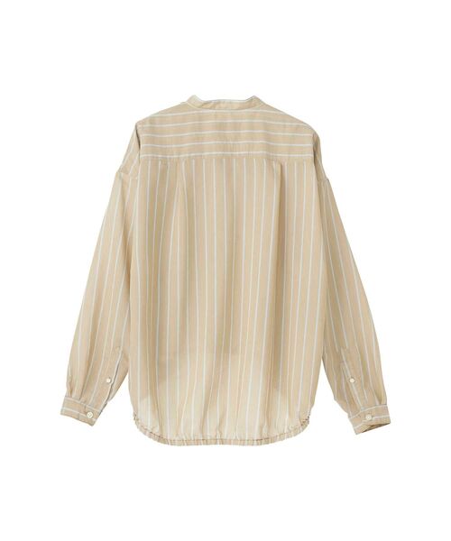 HYSTERIC GLAMOUR(ヒステリックグラマー)の「HYS MOUSE刺繍 ストライプシャツブルゾン(ブルゾン・レディース・ブラウン系その他/ピンク系その他/ブルー系その他・FREE)」の8枚目の写真