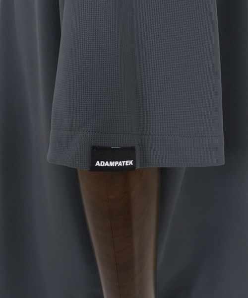 ADAM PATEK(アダムパテック)の「mhs2580-ripple looose polo shirt ポロシャツ(AP2614030)(ポロシャツ・メンズ・ブラック/グレー・2/1)」の21枚目の写真