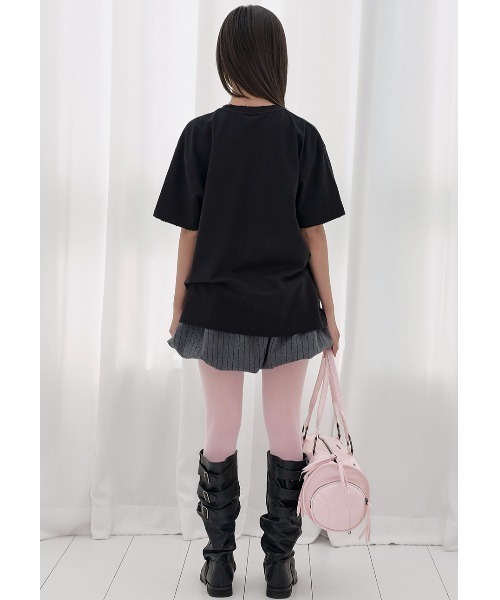FANCY CLUB(ファンシークラブ)の「A'GEM/9 × .kom 『FANCY CLUB/ファンシークラブ』 DAMAGE FEARLESS TEE/ダメージフィアレスTシャツ(Tシャツ/カットソー・レディース・ブラック/チャコールグレー/ホワイト・FREE)」の9枚目の写真
