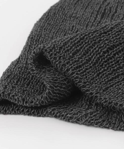 URBAN RESEARCH DOORS（アーバンリサーチドアーズ）の「和紙ビーニー（ニットキャップ/ビーニー・レディース・チャコールグレー/ナチュラル・ONE）」の7枚目の写真