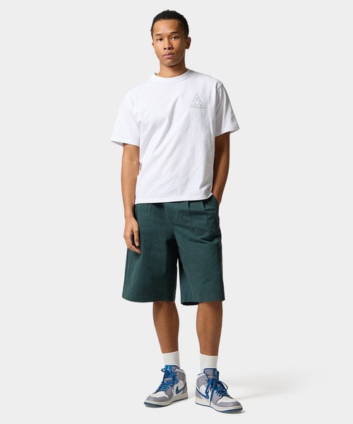 HUF(ハフ)の「TRIPLE TRIANGLE TEE(Tシャツ/カットソー・メンズ・ブラック/ダークグリーン/ホワイト/パープル系その他・S/M/L/XL/XXL)」の18枚目の写真