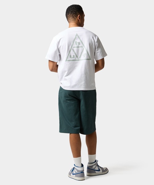 HUF(ハフ)の「TRIPLE TRIANGLE TEE(Tシャツ/カットソー・メンズ・ブラック/ダークグリーン/ホワイト/パープル系その他・S/M/L/XL/XXL)」の20枚目の写真