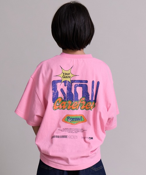 PAIRMANON STREET（ペアマノンストリート）の「【90~160cm】【綿100%】ストリートデザイン 半袖T【PAIRMANON STREET】（Tシャツ/カットソー・キッズ・ブラック系その他/ブルー/ホワイト/ホワイト系その他/ピンク/ブラック/ブラック系その他2/ベージュ・100/110/120/130/140/150/160/90）」の8枚目の写真