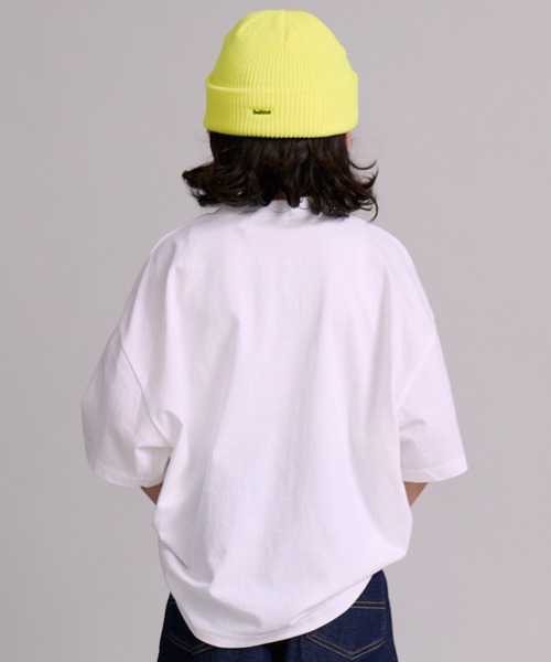 PAIRMANON STREET（ペアマノンストリート）の「【90~160cm】【綿100%】ストリートデザイン 半袖T【PAIRMANON STREET】（Tシャツ/カットソー・キッズ・ブラック系その他/ブルー/ホワイト/ホワイト系その他/ピンク/ブラック/ブラック系その他2/ベージュ・100/110/120/130/140/150/160/90）」の10枚目の写真