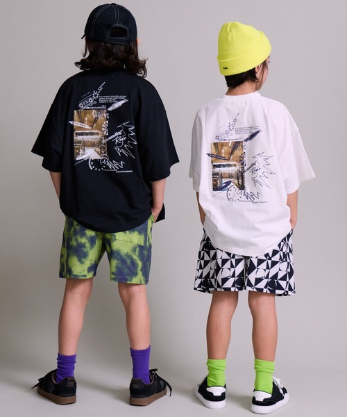PAIRMANON STREET（ペアマノンストリート）の「【90~160cm】【綿100%】ストリートデザイン 半袖T【PAIRMANON STREET】（Tシャツ/カットソー・キッズ・ブラック系その他/ブルー/ホワイト/ホワイト系その他/ピンク/ブラック/ブラック系その他2/ベージュ・100/110/120/130/140/150/160/90）」の15枚目の写真