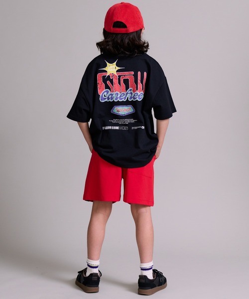 PAIRMANON STREET（ペアマノンストリート）の「【90~160cm】【綿100%】ストリートデザイン 半袖T【PAIRMANON STREET】（Tシャツ/カットソー・キッズ・ブラック系その他/ブルー/ホワイト/ホワイト系その他/ピンク/ブラック/ブラック系その他2/ベージュ・100/110/120/130/140/150/160/90）」の17枚目の写真