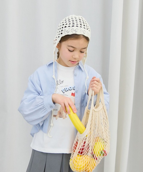 GLOBAL WORK（グローバルワーク）の「イージーケアシアーシャツ長袖/655721（シャツ/ブラウス・キッズ・ベビーピンク/ライトベージュ/ブルー/イエロー/ブルー系その他・160cm/150cm/140cm/130cm）」の16枚目の写真