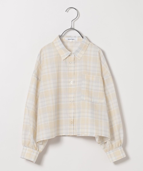 GLOBAL WORK（グローバルワーク）の「イージーケアシアーシャツ長袖/655721（シャツ/ブラウス・キッズ・ベビーピンク/ライトベージュ/ブルー/イエロー/ブルー系その他・160cm/150cm/140cm/130cm）」の21枚目の写真