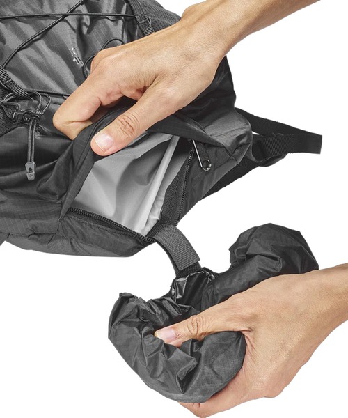 SALOMON（サロモン）の「SALOMON/サロモン バックパック XT 15 エックスティー15L LC2857900/LC2858200（バックパック/リュック・メンズ・ブラック/グレー・FREE）」の8枚目の写真