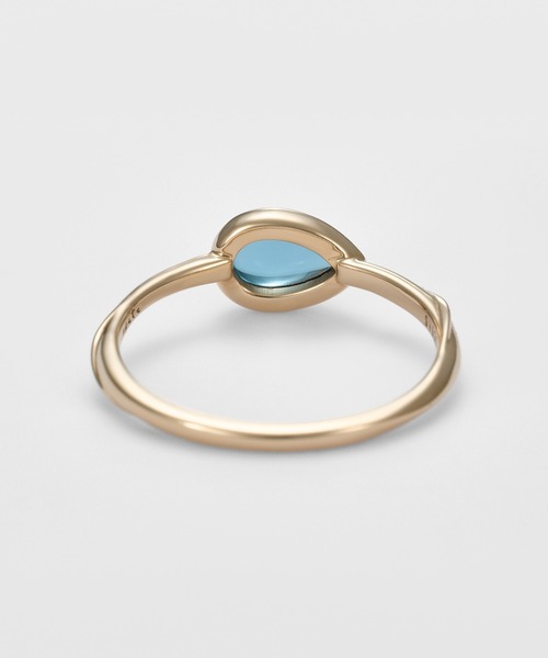 agete（アガット）の「ゴールドトパーズリング（リング・レディース・ブルー系その他・#15/#11/#9/#13）」の5枚目の写真