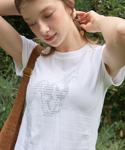 Birthday room(バースデイルーム)の「ホーススリムフィットT/Horse Slim Fit T(Tシャツ/カットソー・レディース・ライトブルー/ホワイト/ネイビー・FREE)」の6枚目の写真