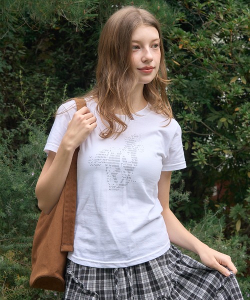 Birthday room(バースデイルーム)の「ホーススリムフィットT/Horse Slim Fit T(Tシャツ/カットソー・レディース・ライトブルー/ホワイト/ネイビー・FREE)」の7枚目の写真
