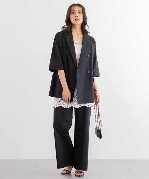 BARNYARDSTORM（バンヤードストーム）の「BARNYARDSTORM / レースシアーキャミソール（キャミソール・レディース・ホワイト/ブラック・FREE）」の13枚目の写真