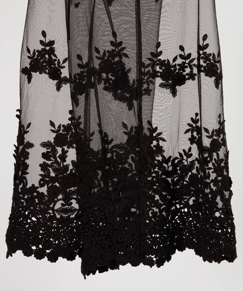 BARNYARDSTORM（バンヤードストーム）の「BARNYARDSTORM / レースシアーキャミソール（キャミソール・レディース・ホワイト/ブラック・FREE）」の16枚目の写真