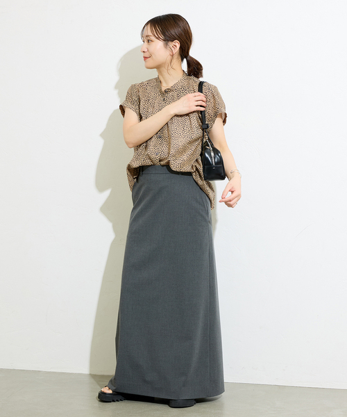 JOURNAL STANDARD(ジャーナルスタンダード)の「《追加》80ローンタックボリュームシャツ(シャツ/ブラウス・レディース・ブラック系その他/ベージュ・FREE)」の5枚目の写真