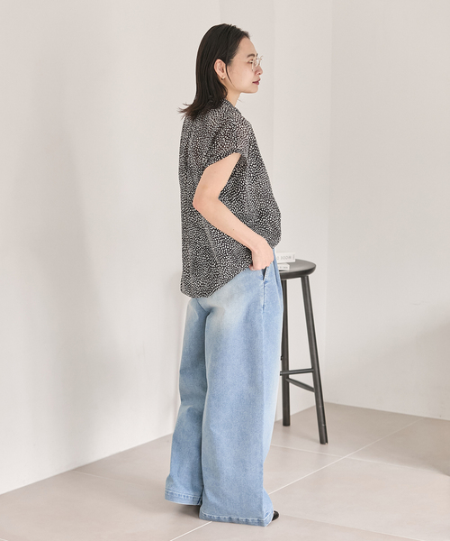 JOURNAL STANDARD(ジャーナルスタンダード)の「《追加》80ローンタックボリュームシャツ(シャツ/ブラウス・レディース・ブラック系その他/ベージュ・FREE)」の7枚目の写真